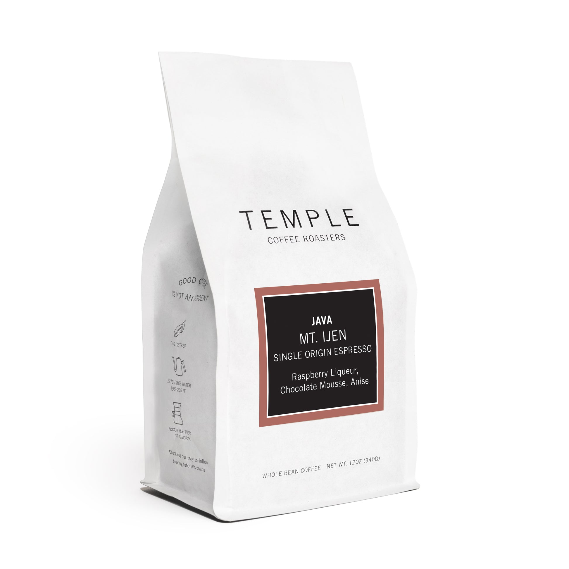 Bag of Java Single Origin Espresso with subscribe and ship free emblem. 