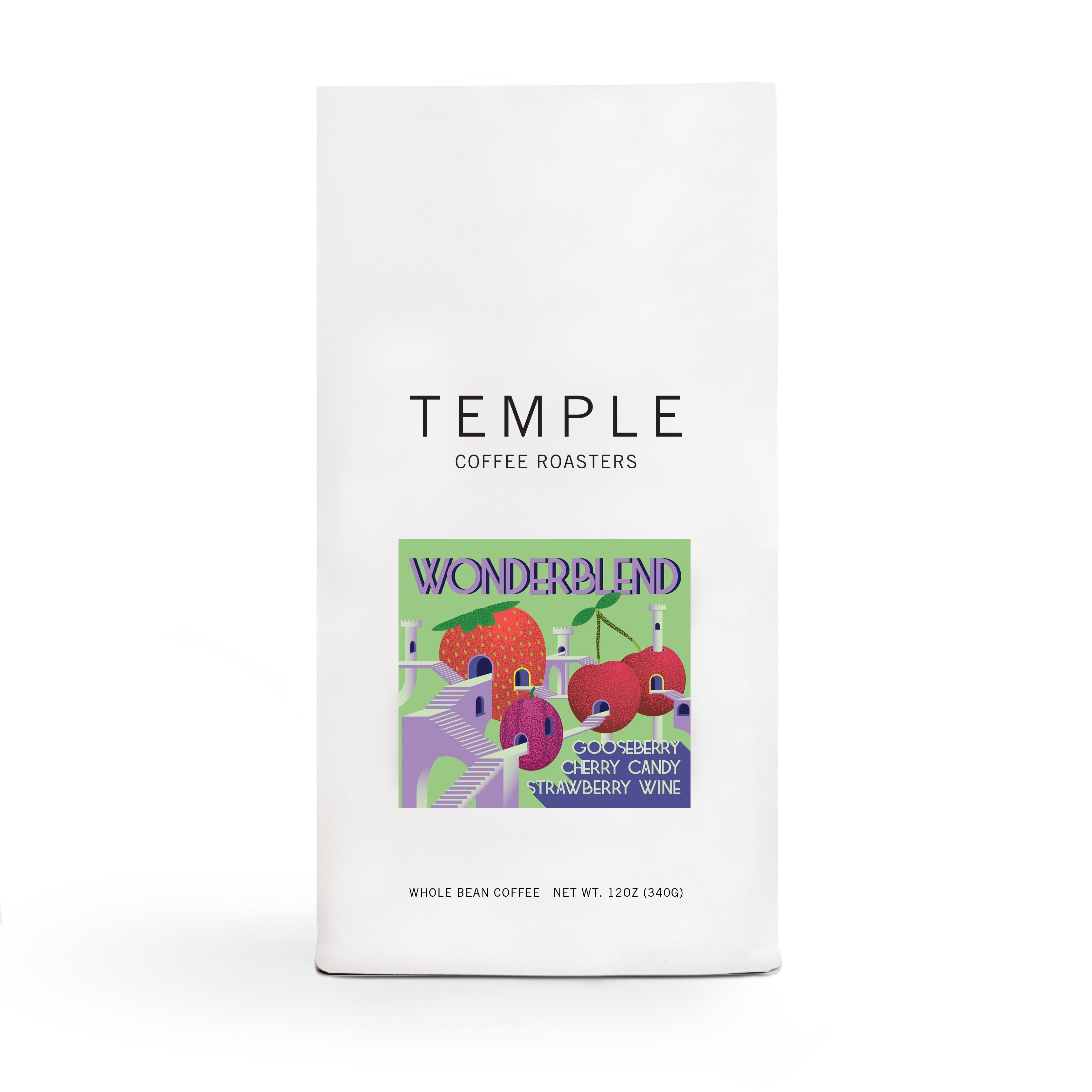 Bag of Wonderblend coffee. 